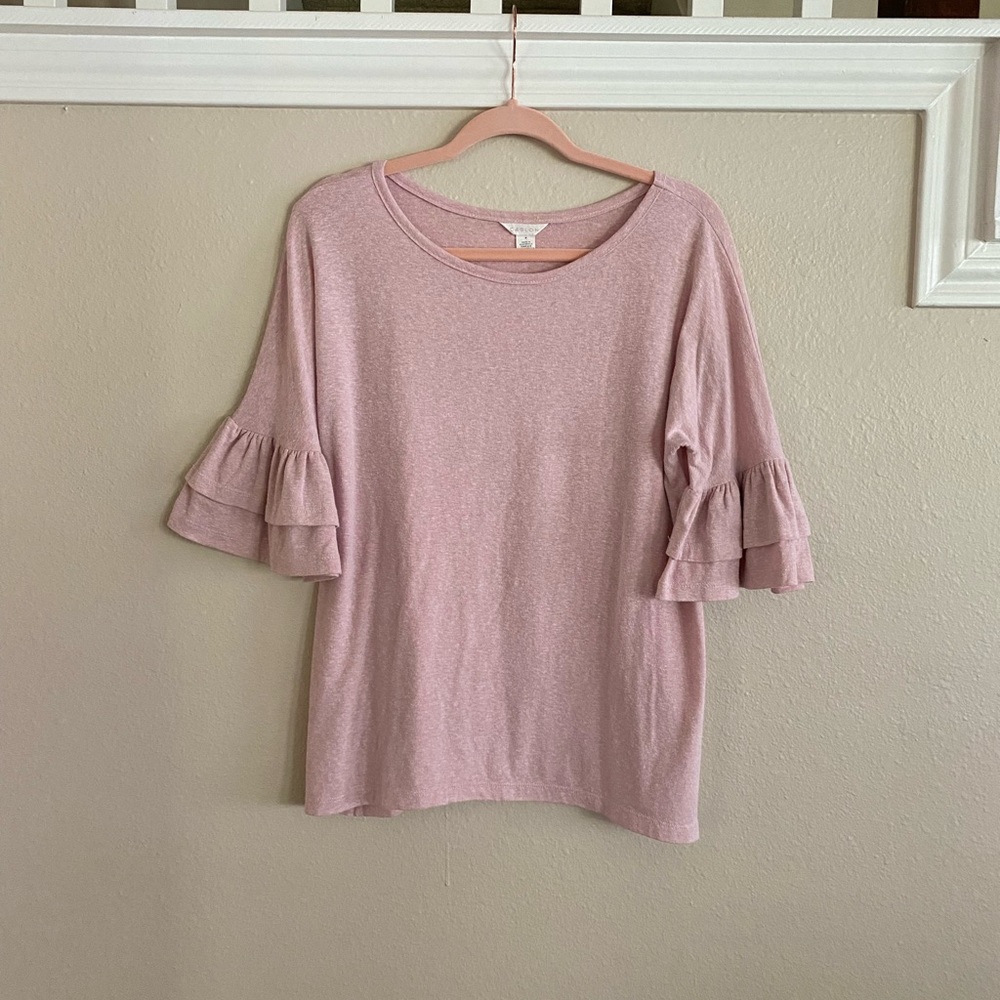 Calson (Nordstrom) ruffle sleeve tee